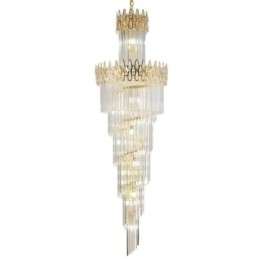 Europese Kristallen Hoge Plafond Hanglamp Trap