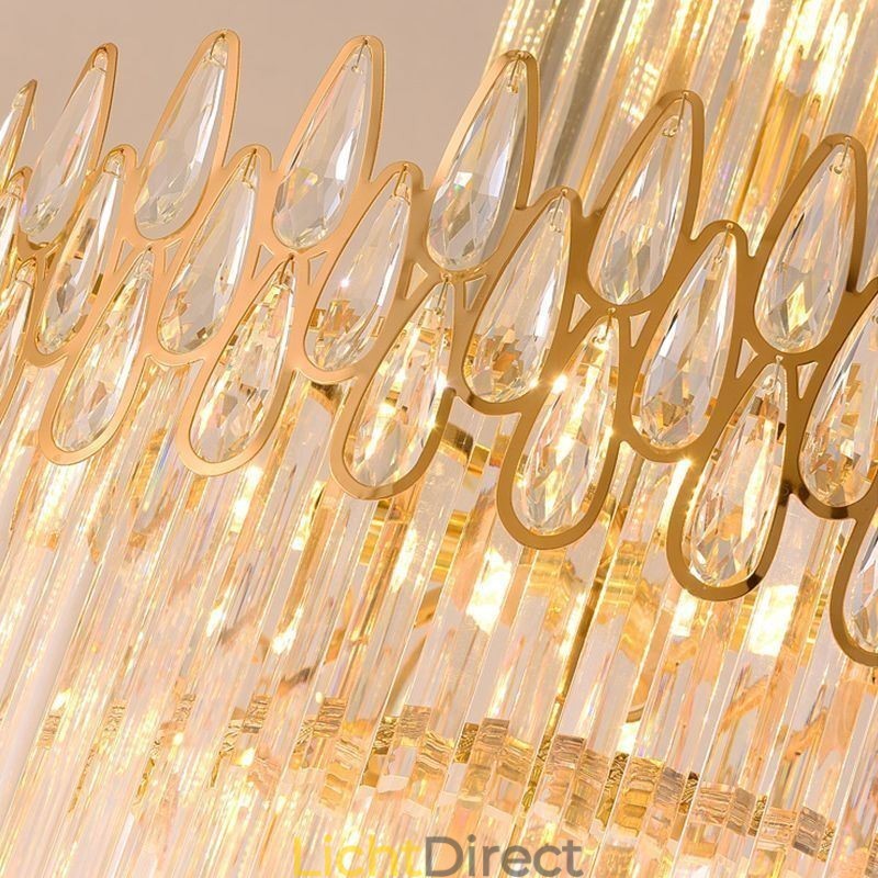 Europese Kristallen Hoge Plafond Hanglamp Trap