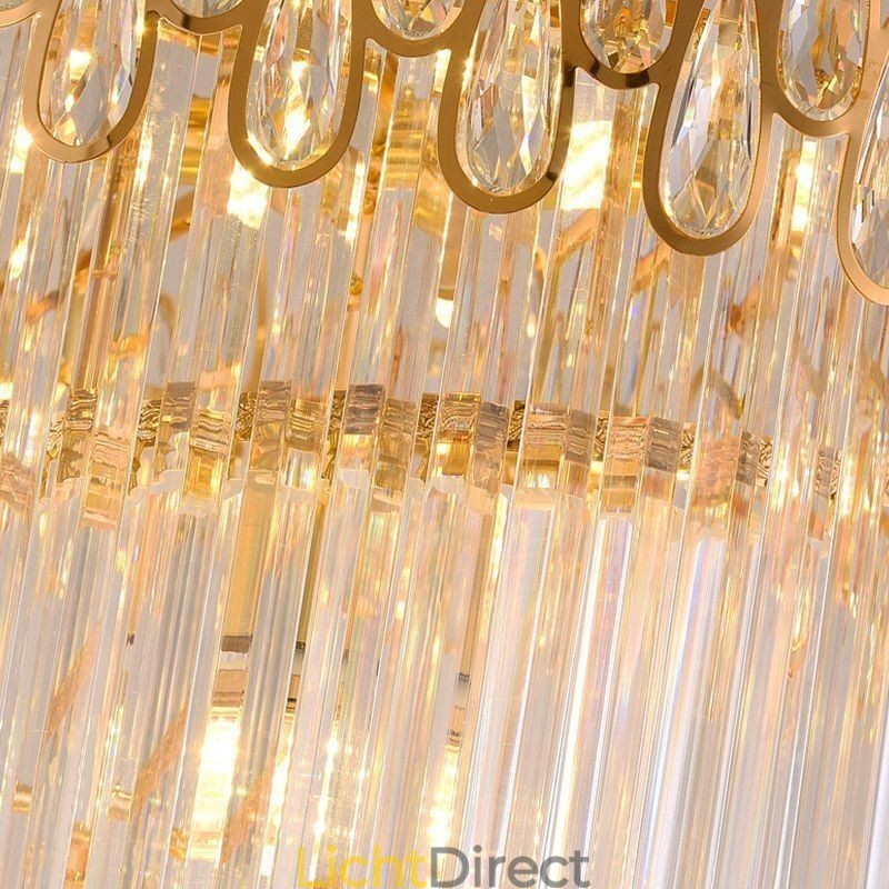 Europese Kristallen Hoge Plafond Hanglamp Trap