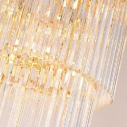 Moderne spectaculaire hoge plafond hanglamp trap