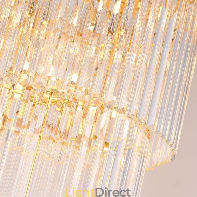 Moderne spectaculaire hoge plafond hanglamp trap