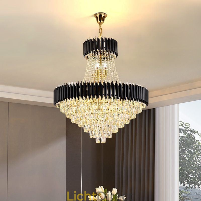Moderne kristallen hanglamp ronde plafondlamp hanglampen