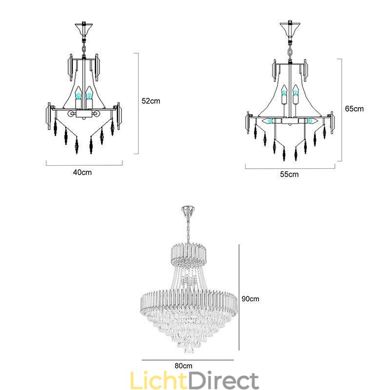 Moderne kristallen hanglamp ronde plafondlamp hanglampen