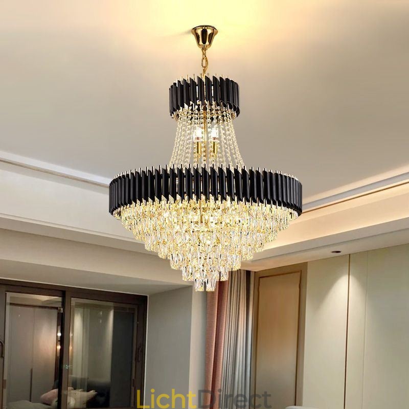 Moderne kristallen hanglamp ronde plafondlamp hanglampen