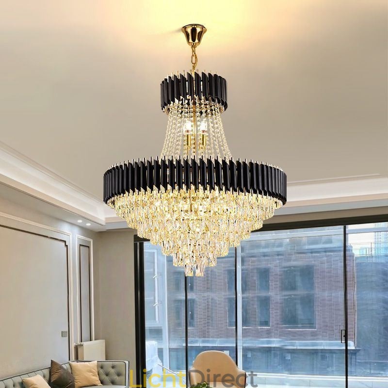 Moderne kristallen hanglamp ronde plafondlamp hanglampen