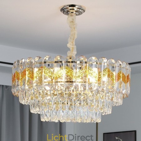 Luxe hanglamp kristal plafondverlichtingsarmatuur 9 12 16 lampen Luxe hanglamp kristal plafondverlichtingsarmatuur 9 12 16 lampen