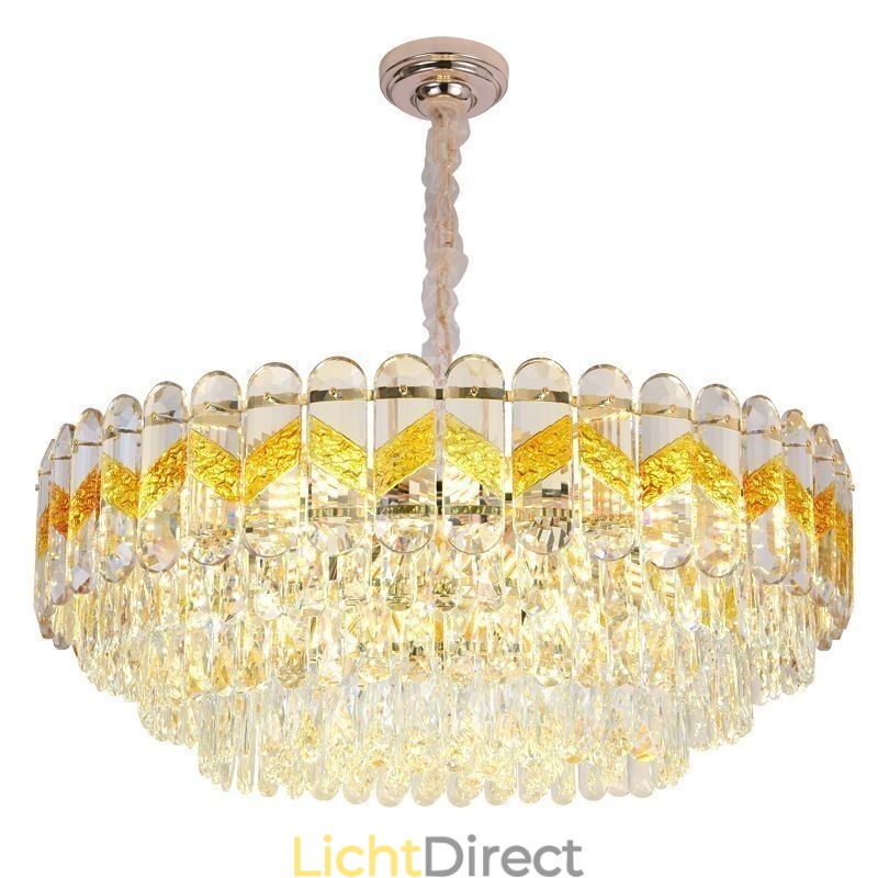 Luxe hanglamp kristal plafondverlichtingsarmatuur 9 12 16 lampen