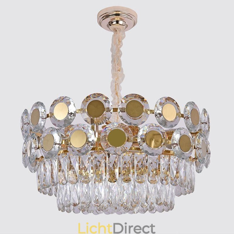 Moderne kristallen hanglamp plafondverlichtingsarmatuur