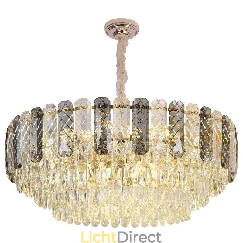 Europese hanglamp kristal ronde plafondlamp