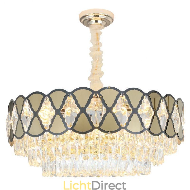 Kristallen hanglamp moderne kanten plafondlamp armaturen