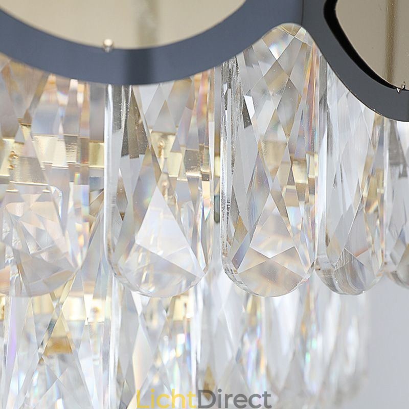 Kristallen hanglamp moderne kanten plafondlamp armaturen