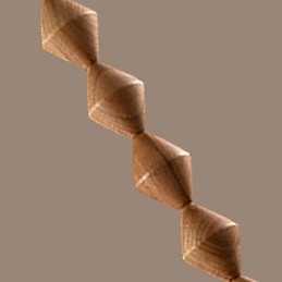 Traditionele klassieke mini-stijl houten bamboe kroonluchter