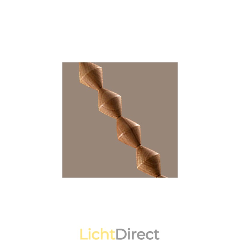 Traditionele klassieke mini-stijl houten bamboe kroonluchter