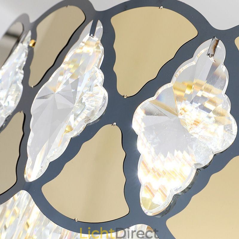 Kristallen hanglamp moderne kanten plafondlamp armaturen