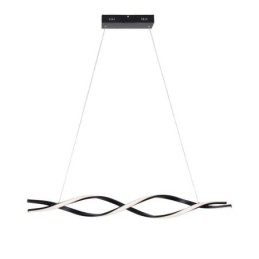 Moderne hanglamp Zwarte golfvormige hanglampen
