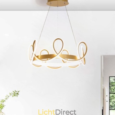 Moderne hanglamp Kroon hanglamp Aluminium 1 licht Moderne hanglamp Kroon hanglamp Aluminium 1 licht