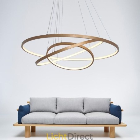 Hanglamp Moderne Kroonluchter Verlichting 3 Ringen Plafondlamp