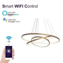 Hanglamp Moderne Kroonluchter Verlichting 3 Ringen Plafondlamp