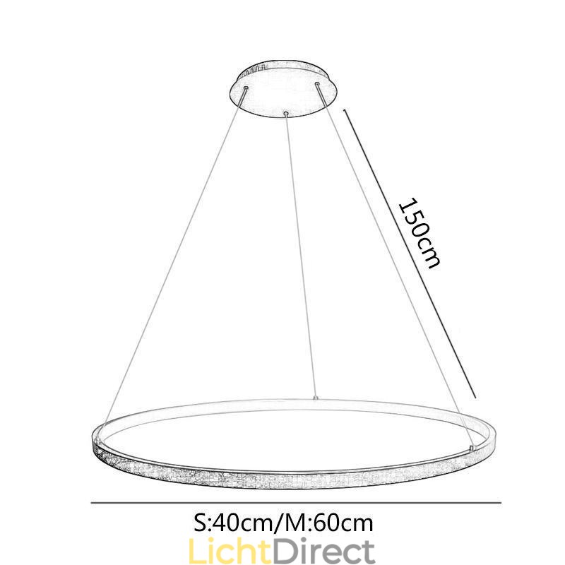 Hanglamp Acryl Cirkel Hanglamp