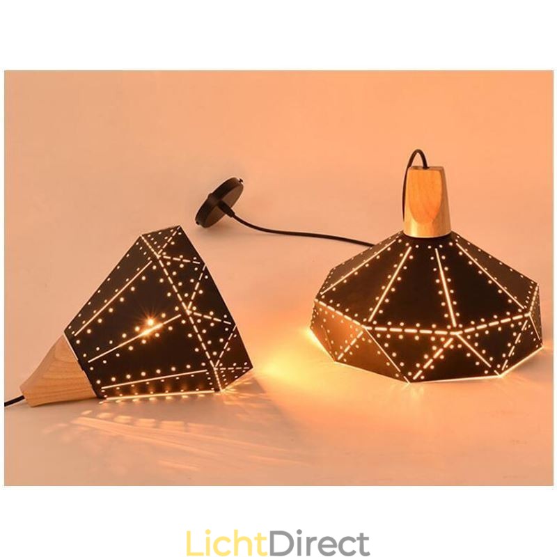 Industriële Retro Vintage Hanglamp Holle Lampenkap