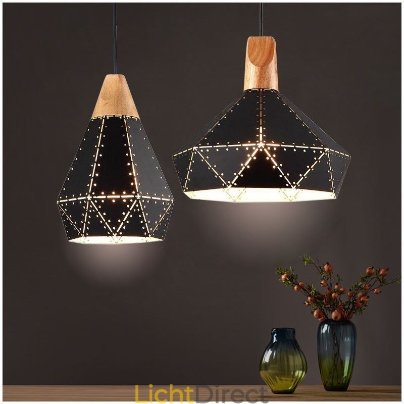 Industriële Retro Vintage Hanglamp Holle Lampenkap