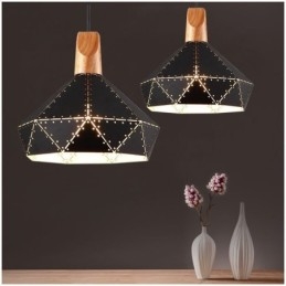 Industriële Retro Vintage Hanglamp Holle Lampenkap