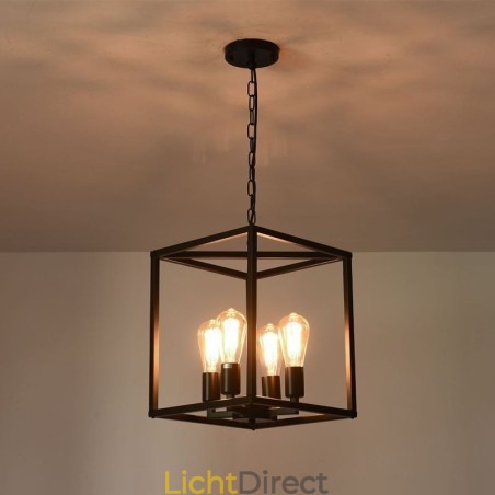 Moderne eenvoudige hanglamp ijzeren kooi hanglamp Moderne eenvoudige hanglamp ijzeren kooi hanglamp