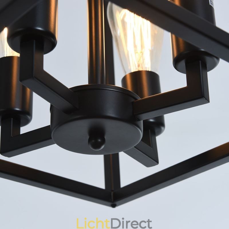 Moderne eenvoudige hanglamp ijzeren kooi hanglamp