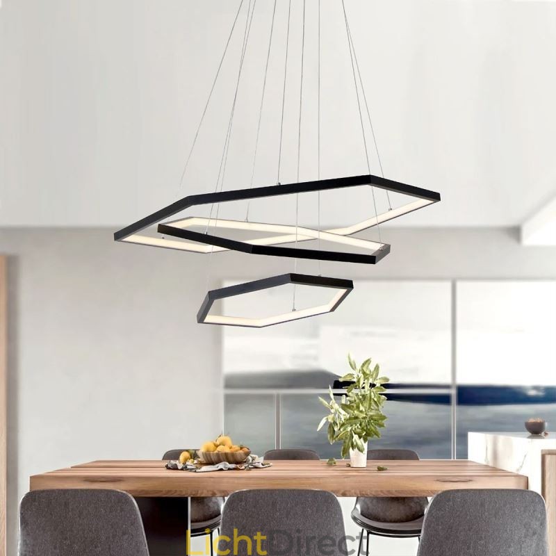 Moderne zeshoekige hanglamp hanglamp