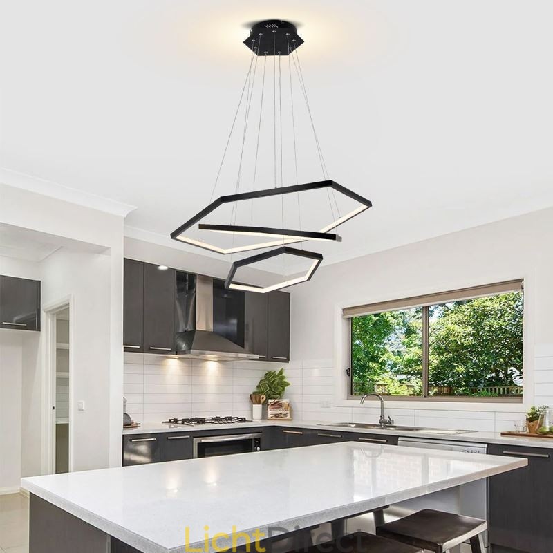 Moderne zeshoekige hanglamp hanglamp