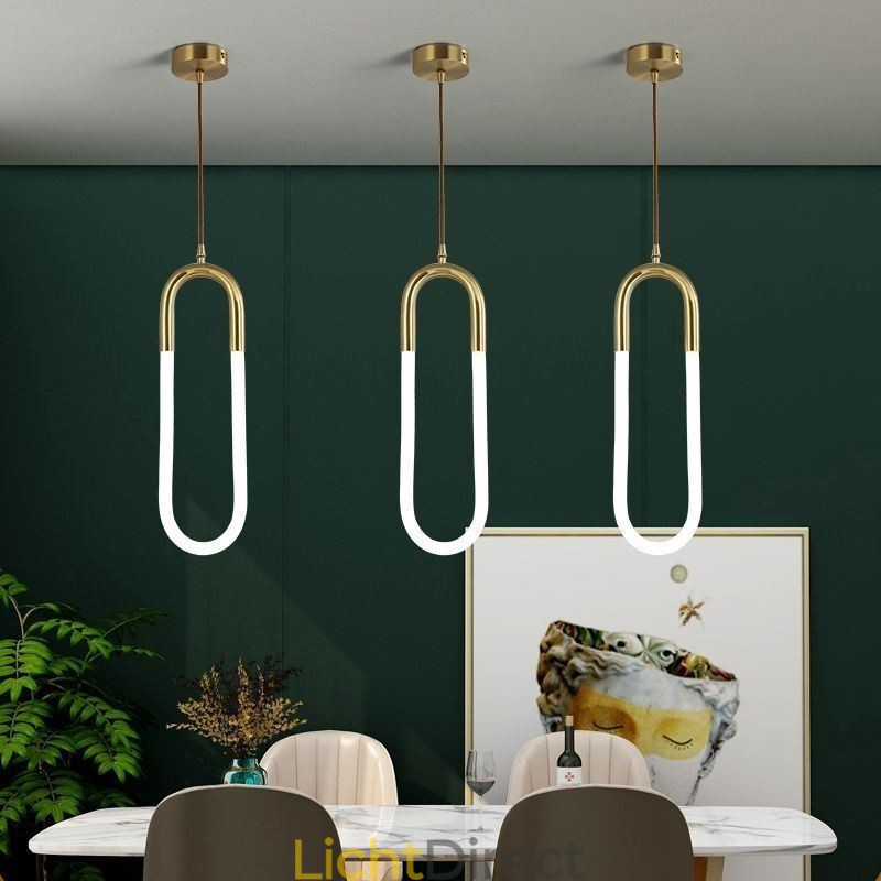 Moderne eenvoudige hanglamp van messing, plafondlamp