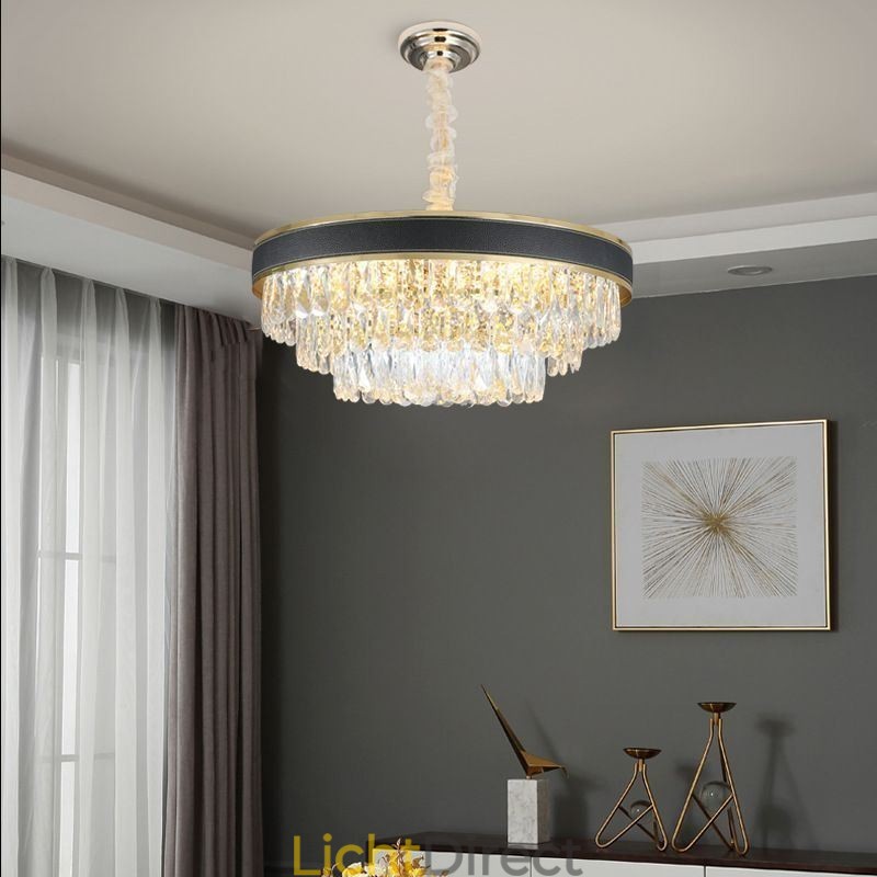 Moderne hanglamp Kristallen plafondlamp 9 12 16 lampen