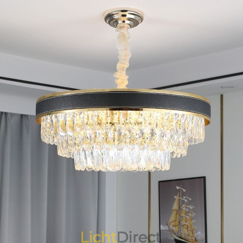 Moderne hanglamp Kristallen plafondlamp 9 12 16 lampen