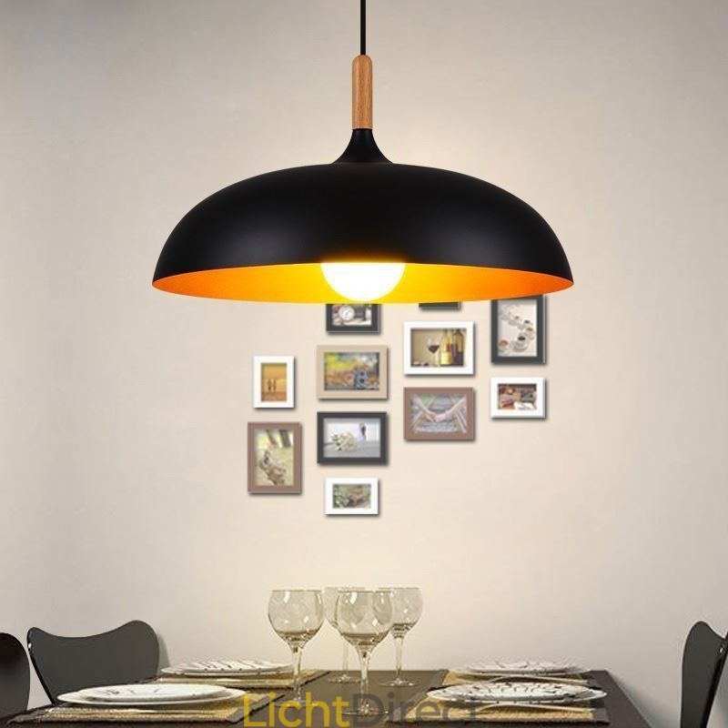 Moderne hanglamp Minimalistische decoratieve lamp Zwart Wit