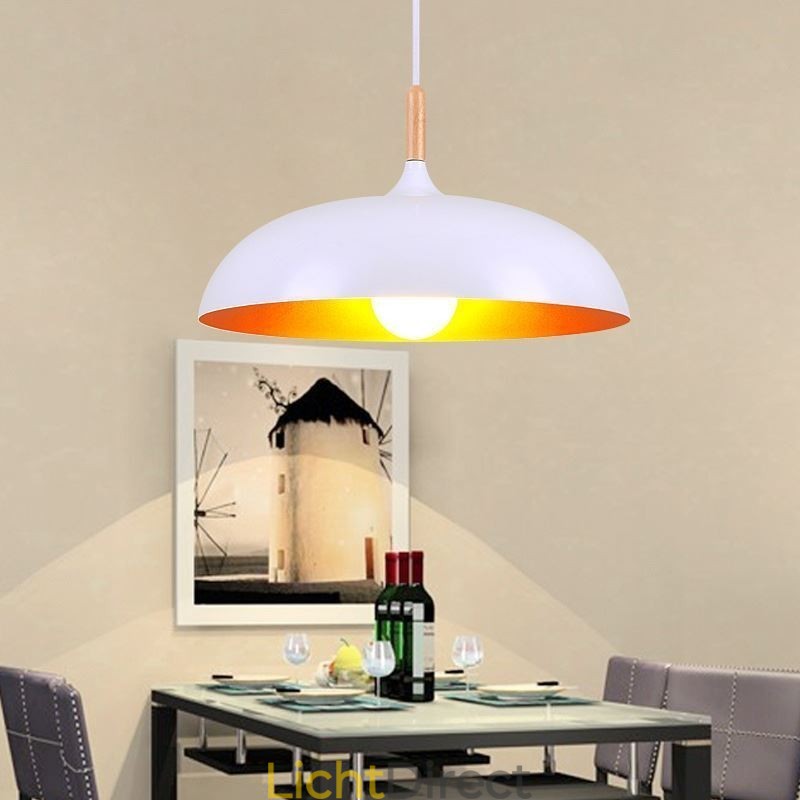 Moderne hanglamp Minimalistische decoratieve lamp Zwart Wit