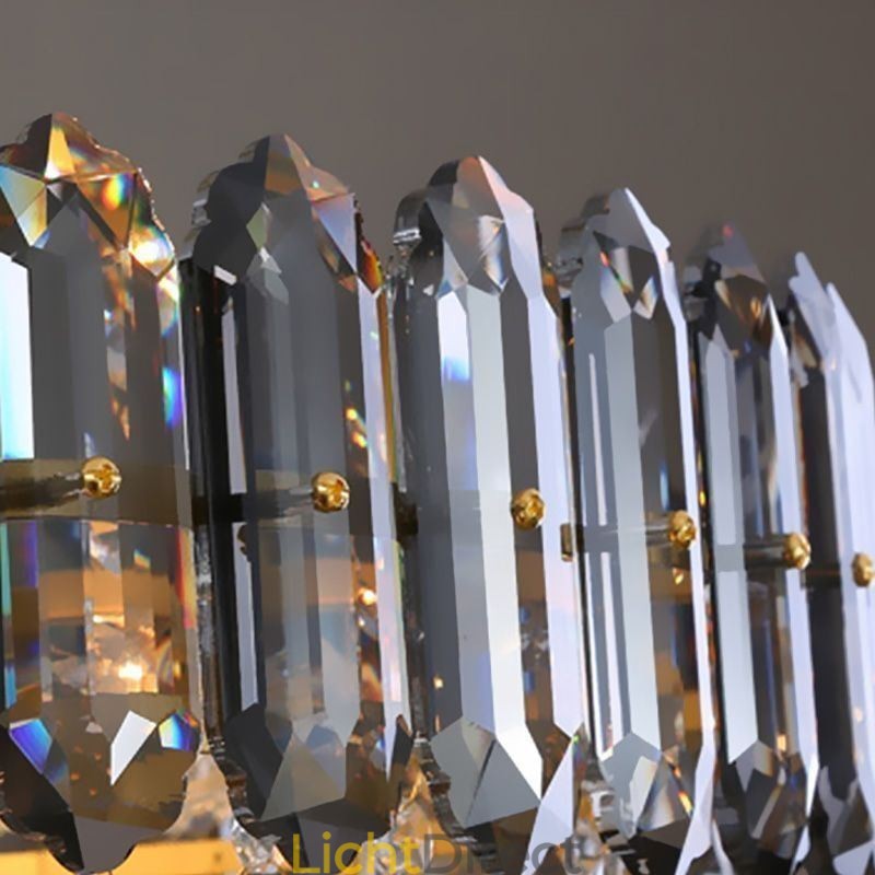 Kristallen hanglamp kegelvormige hangende verlichtingsarmatuur