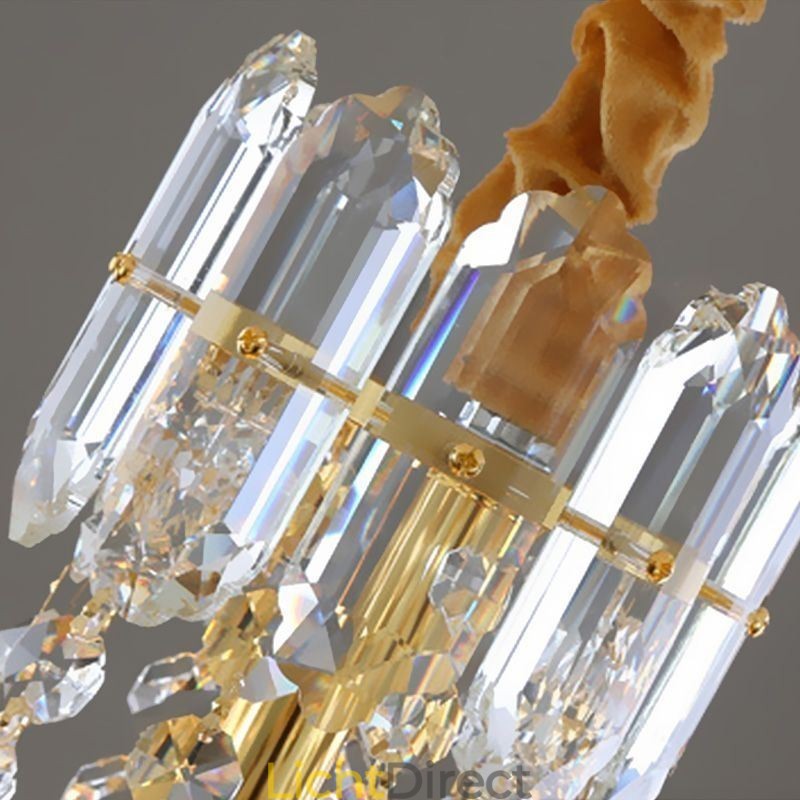 Kristallen hanglamp kegelvormige hangende verlichtingsarmatuur