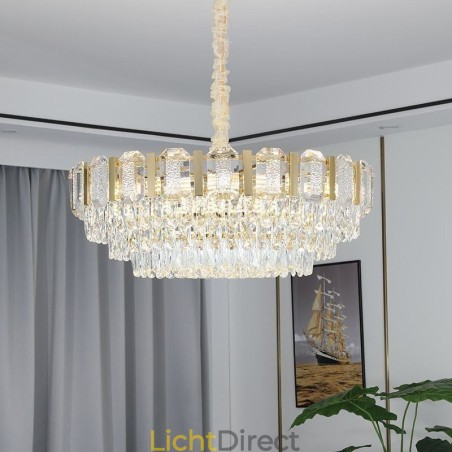 Kristallen hanglamp ronde plafondlamp Kristallen hanglamp ronde plafondlamp