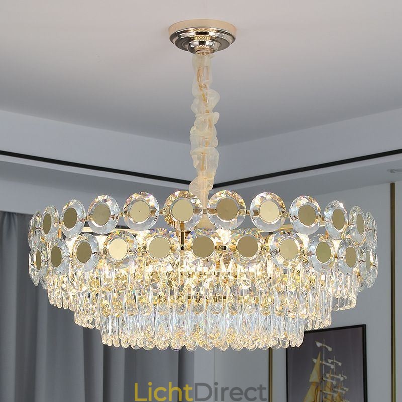 Moderne kristallen hanglamp plafondverlichtingsarmatuur