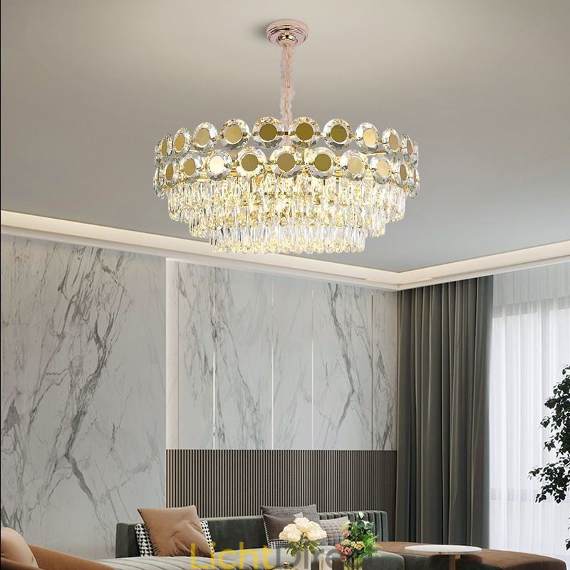 Moderne kristallen hanglamp plafondverlichtingsarmatuur