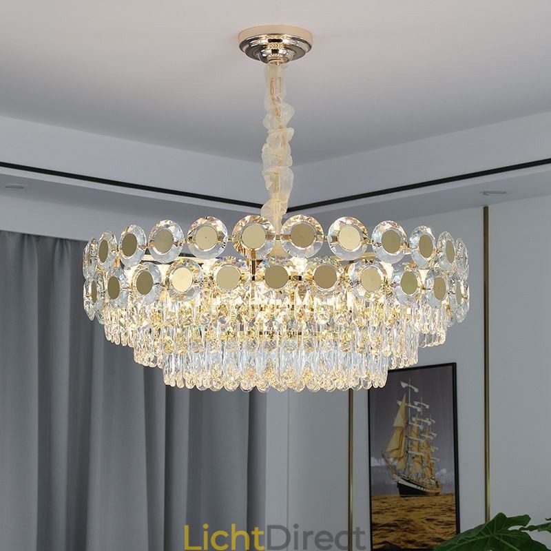 Moderne kristallen hanglamp plafondverlichtingsarmatuur