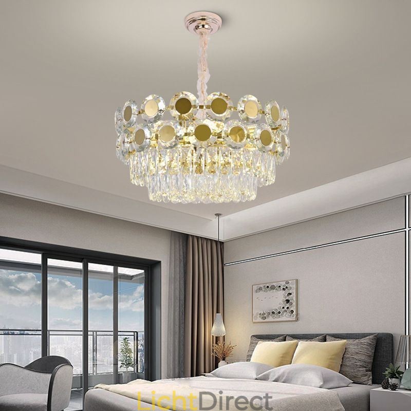 Moderne kristallen hanglamp plafondverlichtingsarmatuur