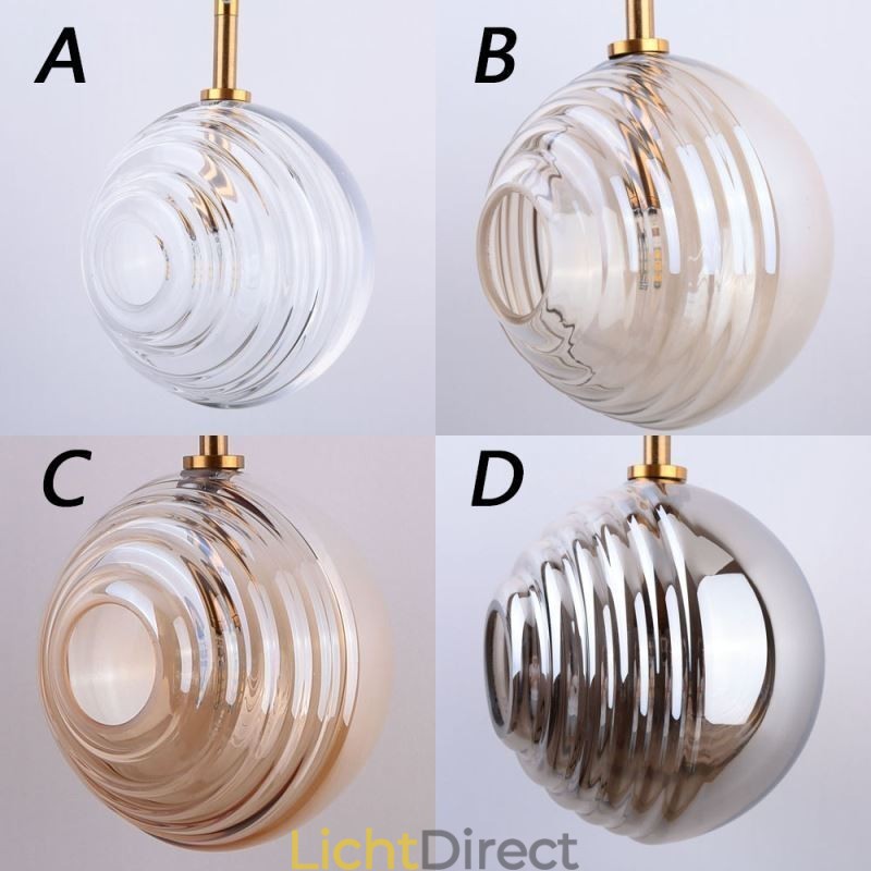 Glazen hanglamp creatieve decoratieve glazen bol loft