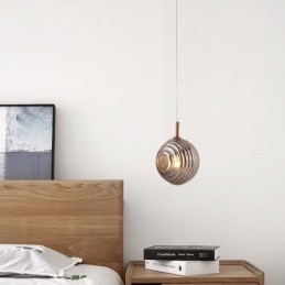 Glazen hanglamp creatieve decoratieve glazen bol loft