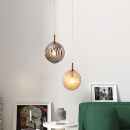 Glazen hanglamp creatieve decoratieve glazen bol loft