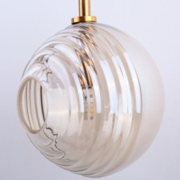 Glazen hanglamp creatieve decoratieve glazen bol loft