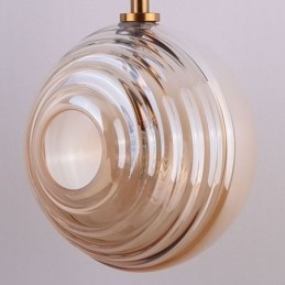 Glazen hanglamp creatieve decoratieve glazen bol loft