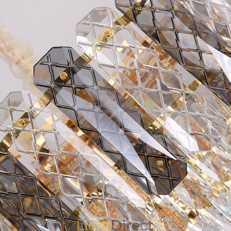 Europese hanglamp kristal ronde plafondlamp