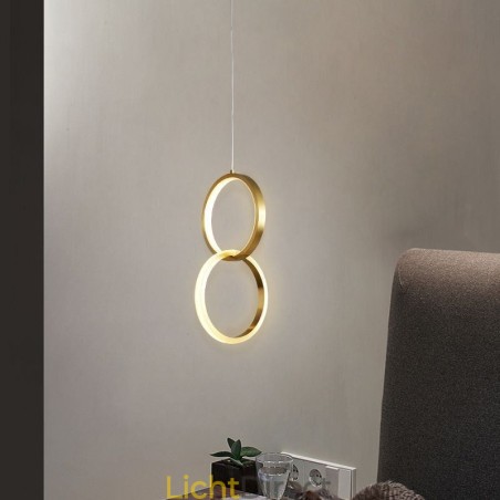 Hanglamp Messing Ringen Decoratieve Verlichtingsarmatuur Hanglamp Messing Ringen Decoratieve Verlichtingsarmatuur
