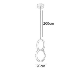 Hanglamp Messing Ringen Decoratieve Verlichtingsarmatuur